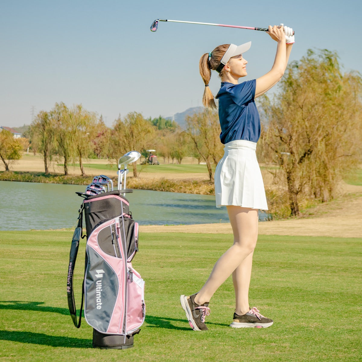 Women’s Complete Golf Club Set, Right Hand-Pink