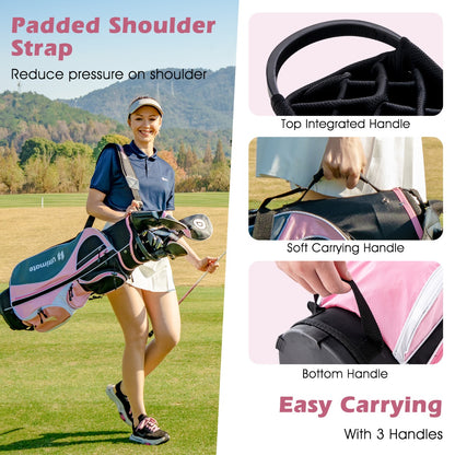 Women’s Complete Golf Club Set, Right Hand-Pink