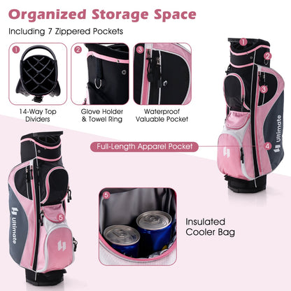 Women’s Complete Golf Club Set, Right Hand-Pink