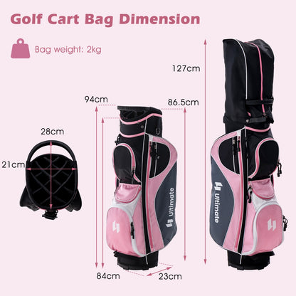 Women’s Complete Golf Club Set, Right Hand-Pink