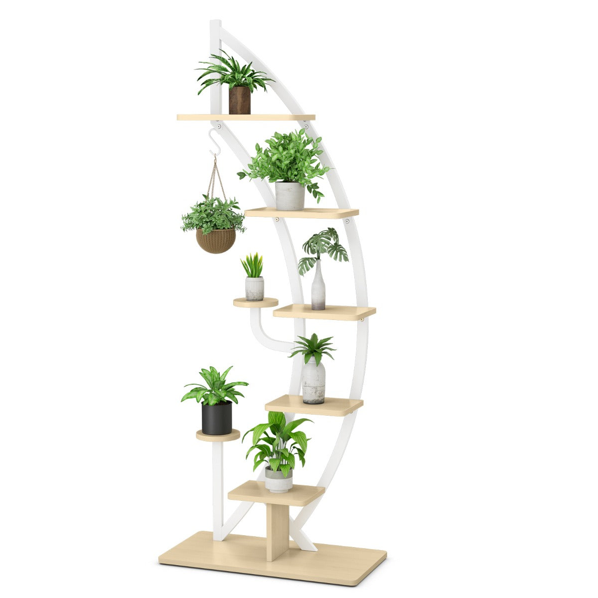Anti-toppling mechanism mounts to the wall for improved safety and stability