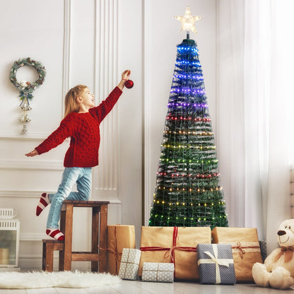 1.9m Smart Pop-up Christmas Tree with 12 Lighting Modes and Bluetooth Control