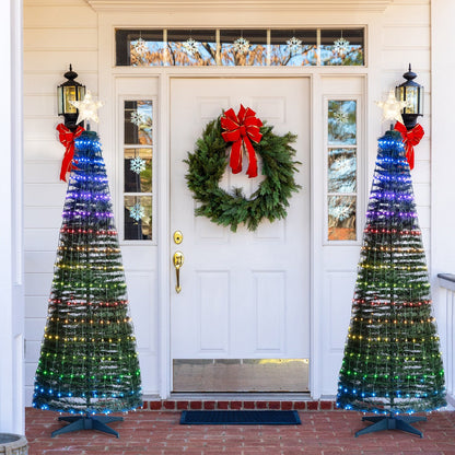 1.9m Smart Pop-up Christmas Tree with 12 Lighting Modes and Bluetooth Control