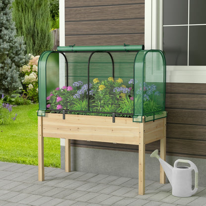 Outdoor Indoor Portable Garden Patio Mini Tunnel Greenhouse-Green