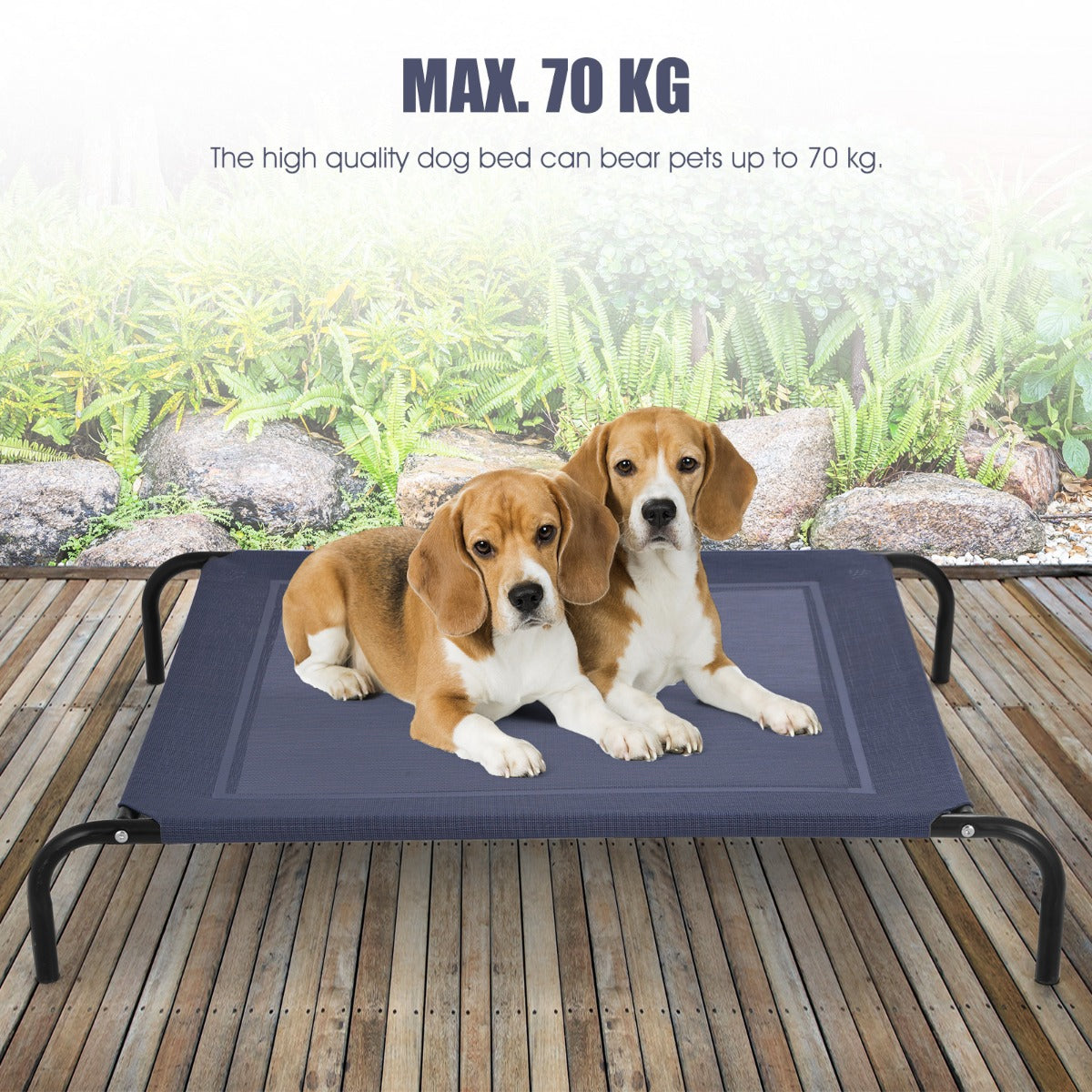 Elevated Pet Bed for Large Dogs Cot for Indoor &amp; Outdoor-XL