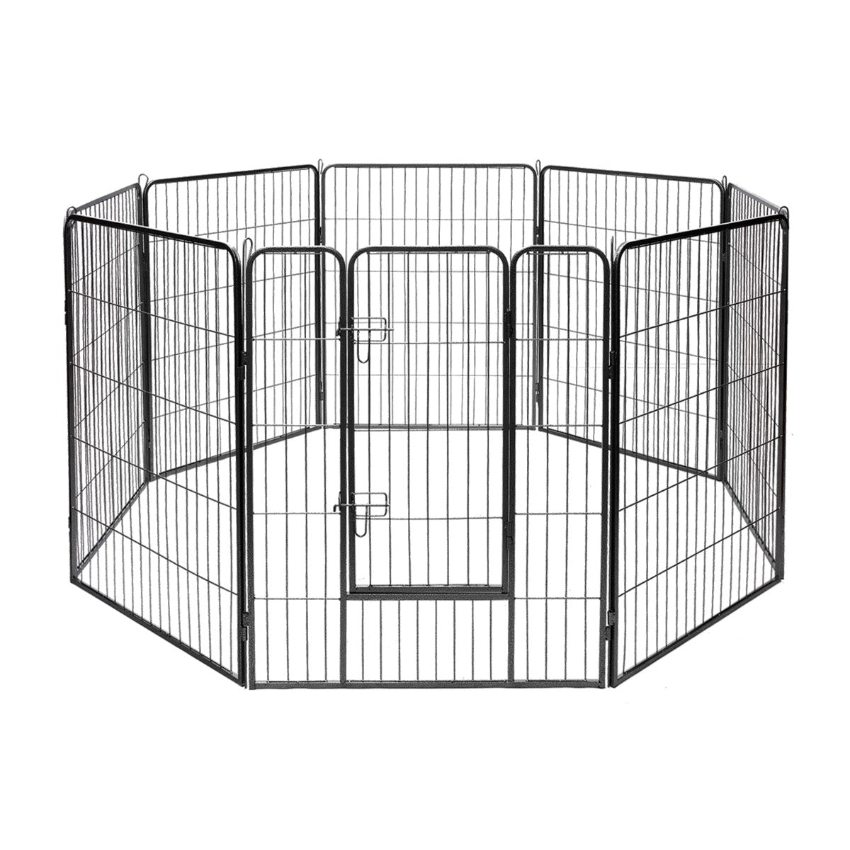 Costway 100cm 8 Panel Height Pet Playpen with Anti-Rust Material for Dog/Cat
