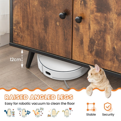 Modern Hidden Cat Litter Box Furniture for Indoor Cats