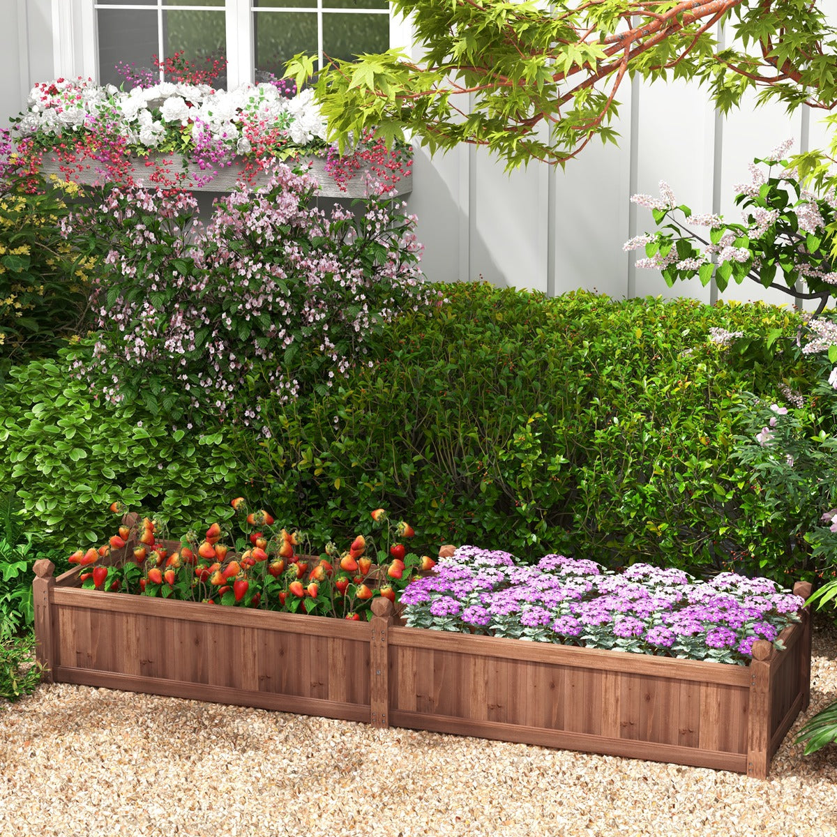 Removable non-woven liner holds soil in place while allowing water to pass through freely