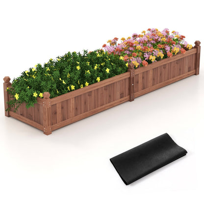 Movable boards create ventilation gaps that help plant roots receive oxygen and drainage
