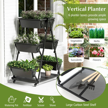 Built-in reservoir stores excess water and helps reduce frequent watering for container plants