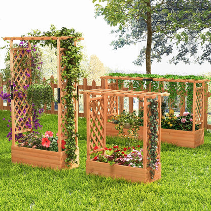 Sturdy garden planter supports up to 50 kg in small size or 100 kg in medium size for versatile planting