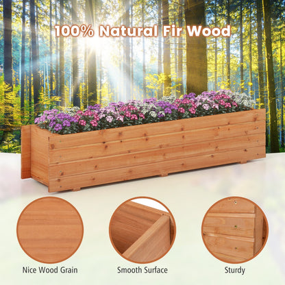 Raised Garden Bed with Drainage Holes for Vegetables, Fruits, Herbs