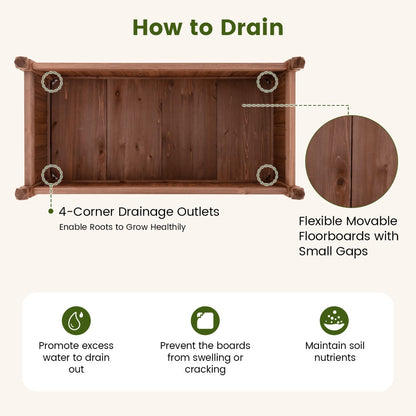 Large 0.15 cubic meter planter capacity supports a diverse and flourishing home garden