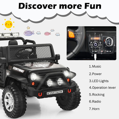 Long-lasting children's electric car requiring 8 to 12 hours of charging for approximately one hour of fun