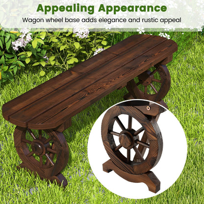 Slatted seat design promotes drainage and helps prevent water accumulation after rain