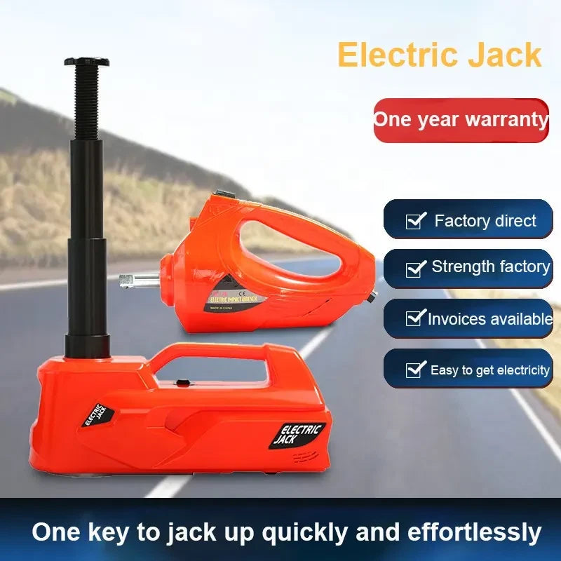 5 Ton 12V Electric Car Jack Kit with impact wrench, free gloves