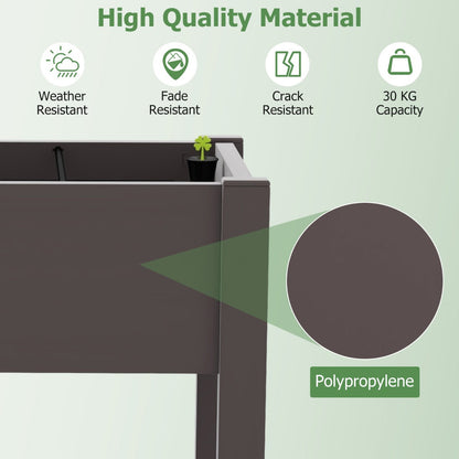 Anti-slip foot pads provide dependable stability on patios, decks, porches, and garden surfaces