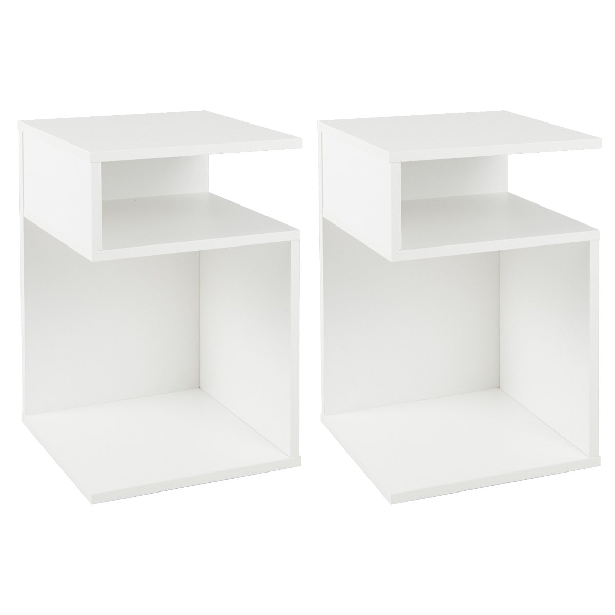 Anti-slip foot pads help keep the S-shaped table steady while protecting floors from unwanted scratches
