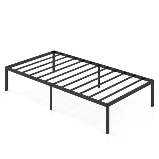 Costway Single Size Metal Platform Bed Frame with Under Bed Storage