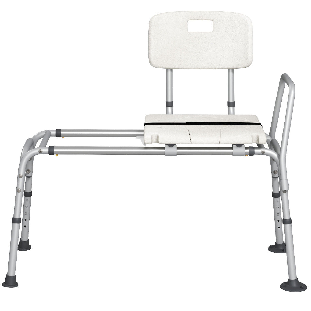 Sliding Tub Transfer Bench with Extra-Wide Seat and Backrest