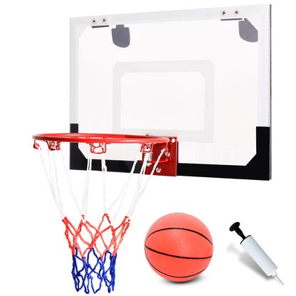 Mini Basketball Hoop Set with Shatterproof Backboard for Kid/Teen