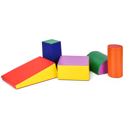 Kid Crawl Climb Foam Shapes Playset for Toddler - Multicolour