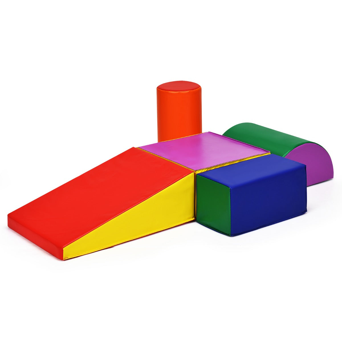 Kid Crawl Climb Foam Shapes Playset for Toddler - Multicolour
