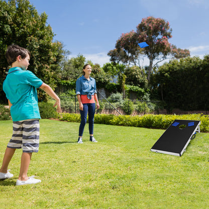 Cornhole Set with Foldable Design & Side Handle for Easy Movement