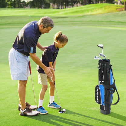Fiberglass shafts offer strength and flexibility while helping children achieve longer golf shots