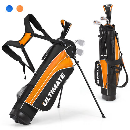 Junior Complete Golf Club Set with Lightweight Design for Kids-Yellow