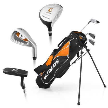 Junior Complete Golf Club Set with Lightweight Design for Kids-Yellow