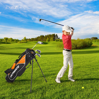 Junior Complete Golf Club Set with Lightweight Design for Kids-Yellow