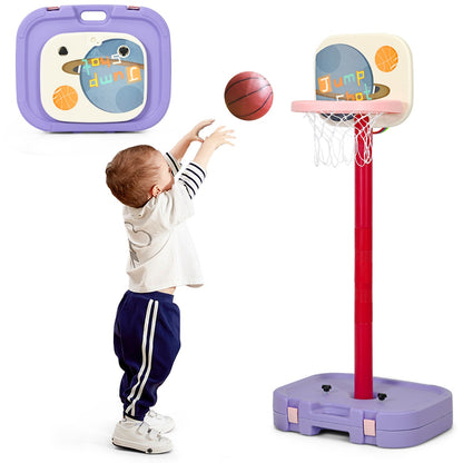 2 in 1 Basketball Set with Ring Toss