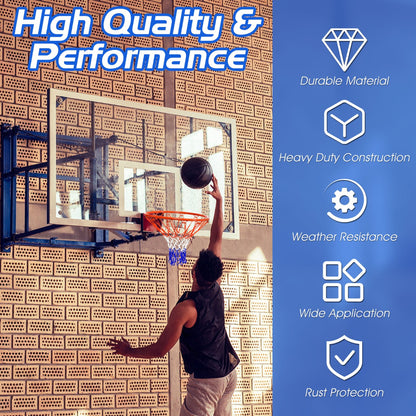 46 cm Basketball Goal Hoop for Indoor and Outdoor