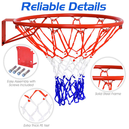46 cm Basketball Goal Hoop for Indoor and Outdoor