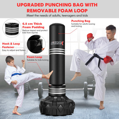 MMA UFC Kick Training Punching Bag with Stand with Fillable Suction Cup Base for Adults