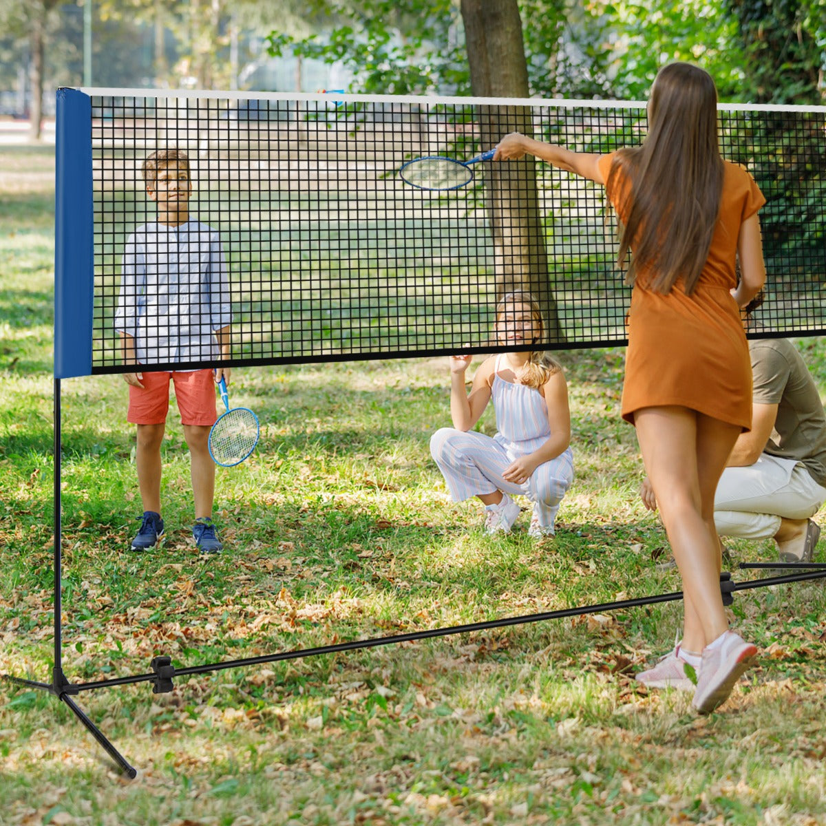 Adjustable Badminton Net Set for Backyard-310 cm