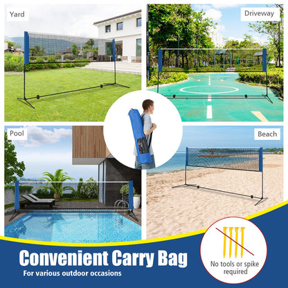 Adjustable Badminton Net Set for Backyard-310 cm