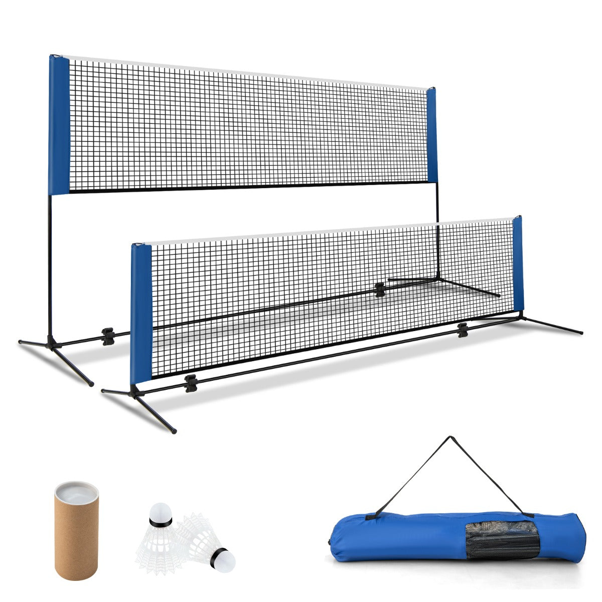 Adjustable Badminton Net Set for Backyard-420 cm