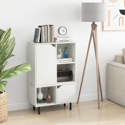 Three open storage cubes keep everyday items visible, organized, and easy to access