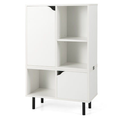 Costway Stackable Bookcase for Living Room, Bedroom, Study