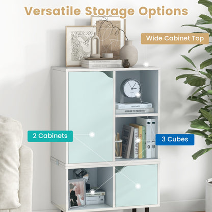 Costway Stackable Bookcase for Living Room, Bedroom, Study