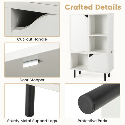 Costway Stackable Bookcase for Living Room, Bedroom, Study