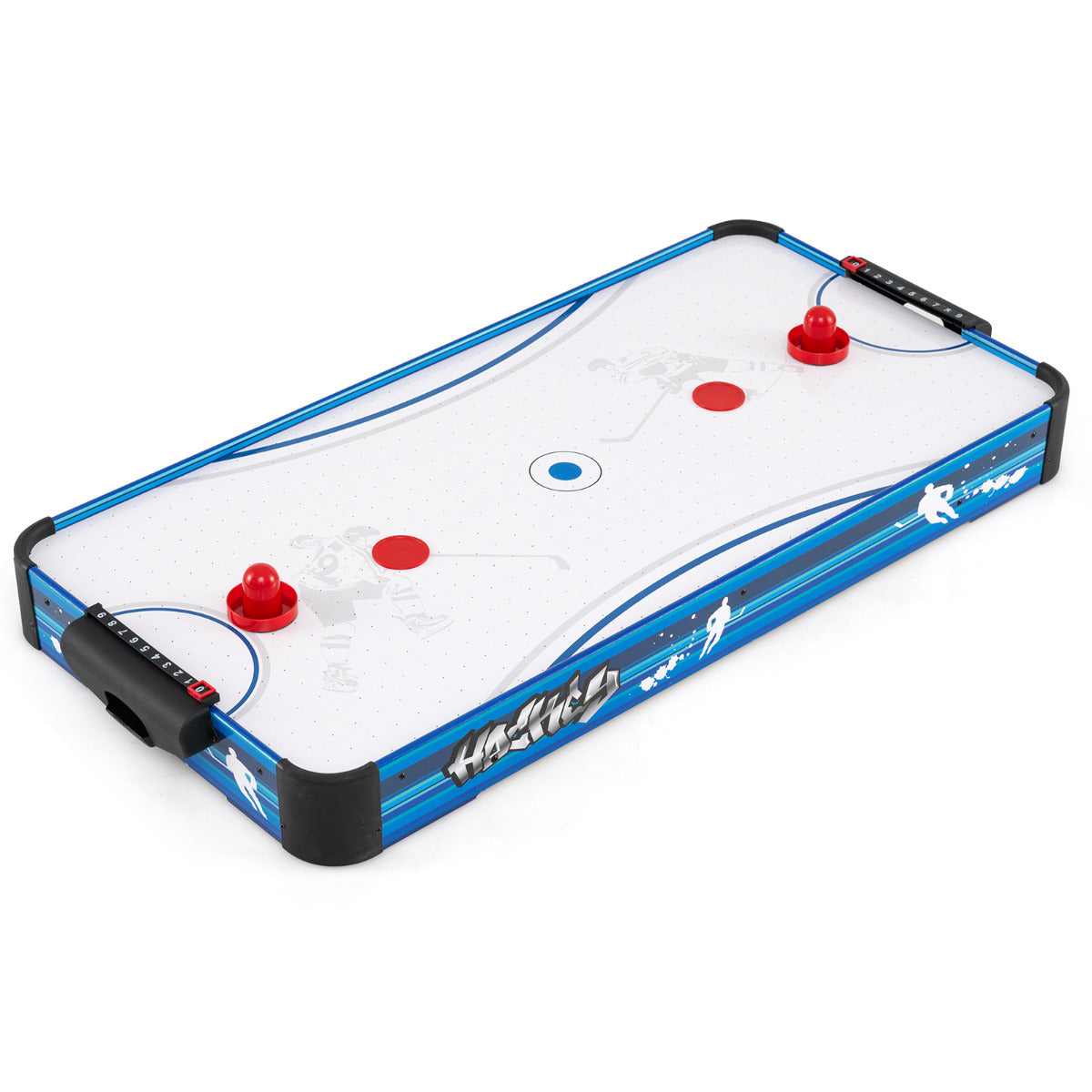 Tabletop Air Hockey Table 101 cm Indoor Air Hockey Arcade Table-Blue