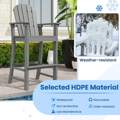 304 stainless steel screws provide strong, rust-resistant support for reliable patio seating