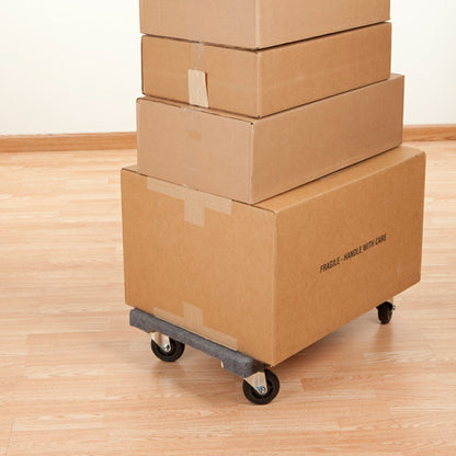 2/4 Pieces Movable Base Furniture Dolly Loaded 450kg 76 x 45.5cm-2 pieces
