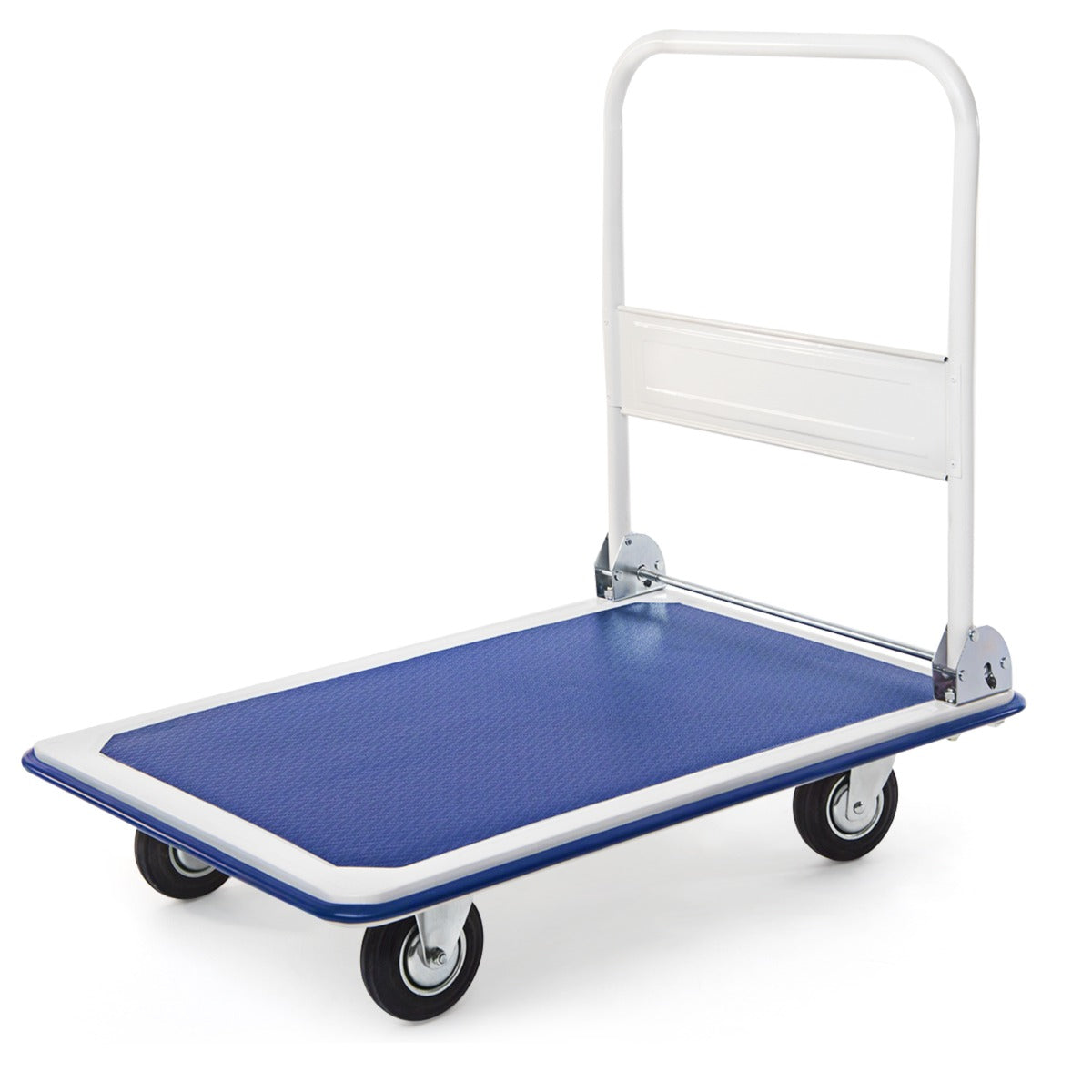 Costway Folding Platform Truck with Swivel Wheels for Loading/Storage