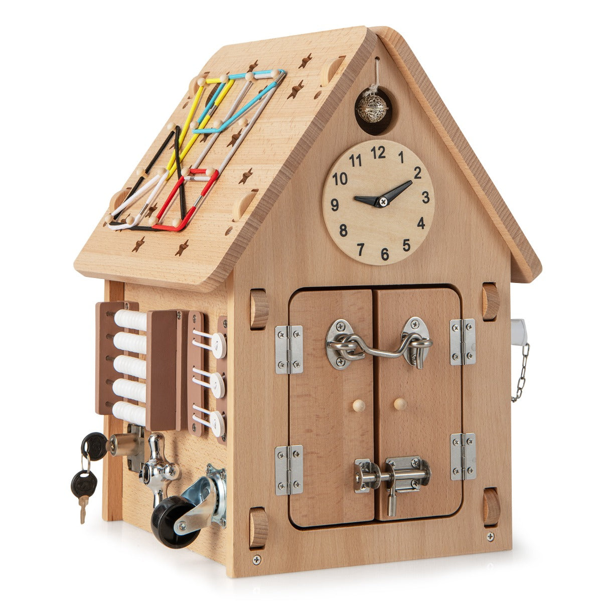 Multi-purpose Busy House with Sensory Games for Boys & Girls Ages 3 + Years Old