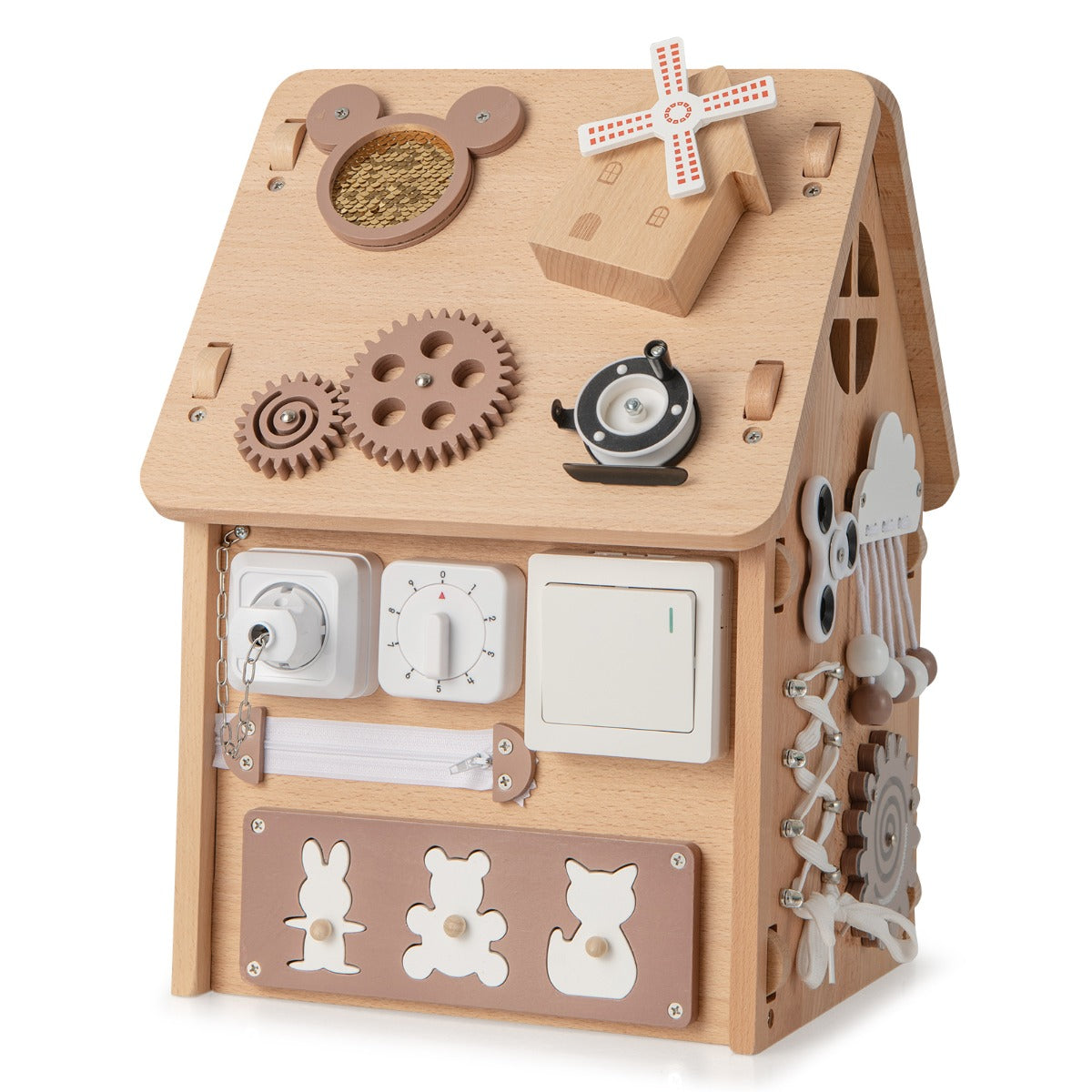 Multi-purpose Busy House with Sensory Games for Boys & Girls Ages 3 + Years Old