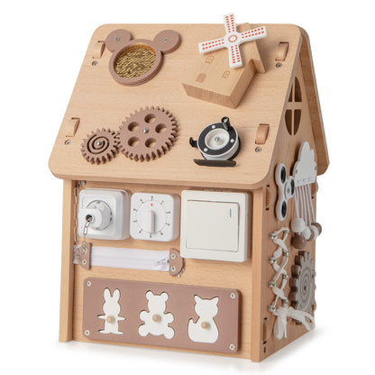 Multi-purpose Busy House with Sensory Games for Boys & Girls Ages 3 + Years Old